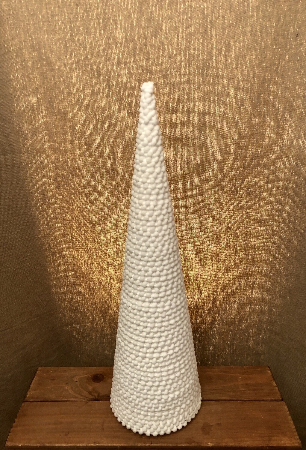 Cone Tree White - Med Cone Tree White - Med