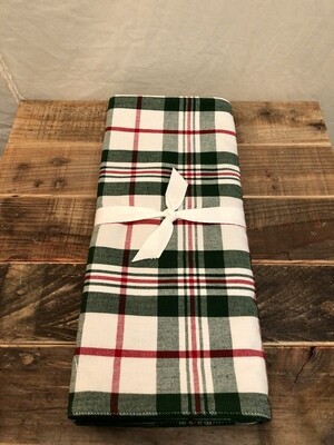 Holiday Plaid Runner - Green