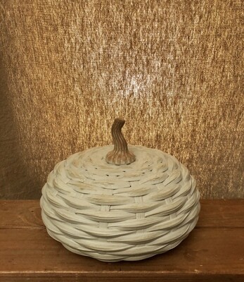 Textured Wide Pumpkin 5.5" Beige