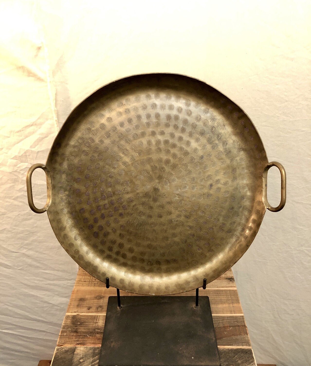 Antique Brass Victory Tray Lg