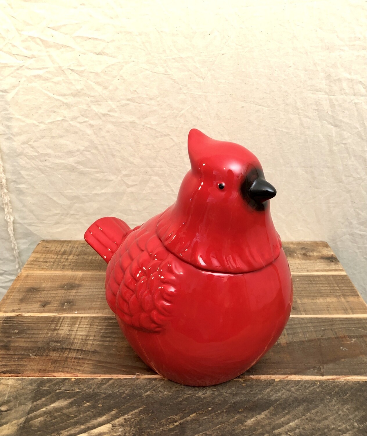 Cardinal Cookie Jar