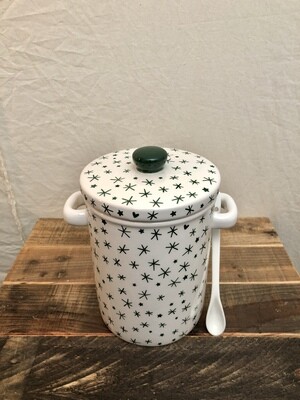 Canister w/Spoon White