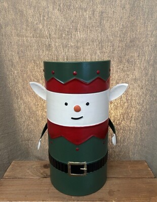 Metal Gift Tin Elf