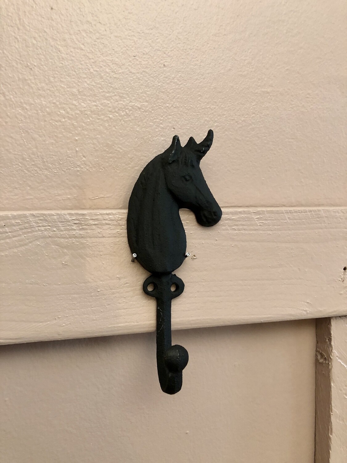Cast Iron Unicorn Wall Hook - Black Cast Iron Unicorn Wall Hook - Black