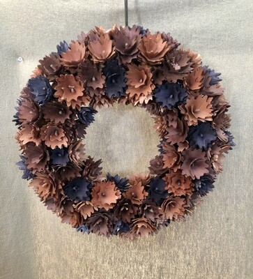 Black & Orange Blossom Wreath Black & Orange Blossom Wreath