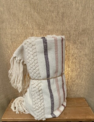 Earth Stripe Throw 50&quot; x 60&quot;