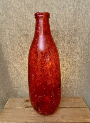 Recycled Glass Vase Red 16" Recycled Glass Vase Red 16"