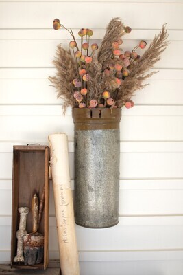 Military Canister Wall Vase Military Canister Wall Vase