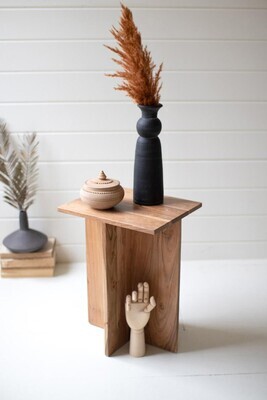 Acacia Wood Side Table