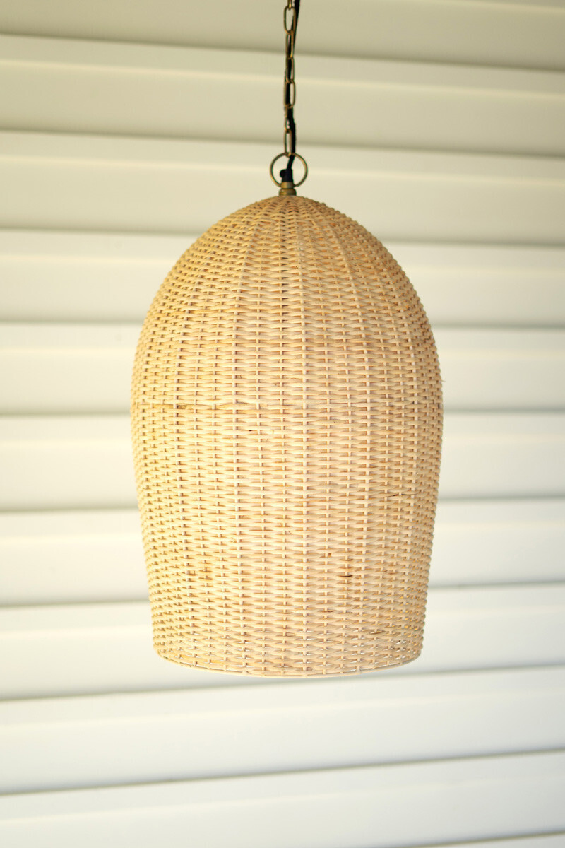 Wicker Pendant Light