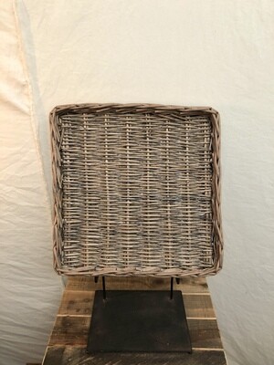 Square Rattan Tray - Lg