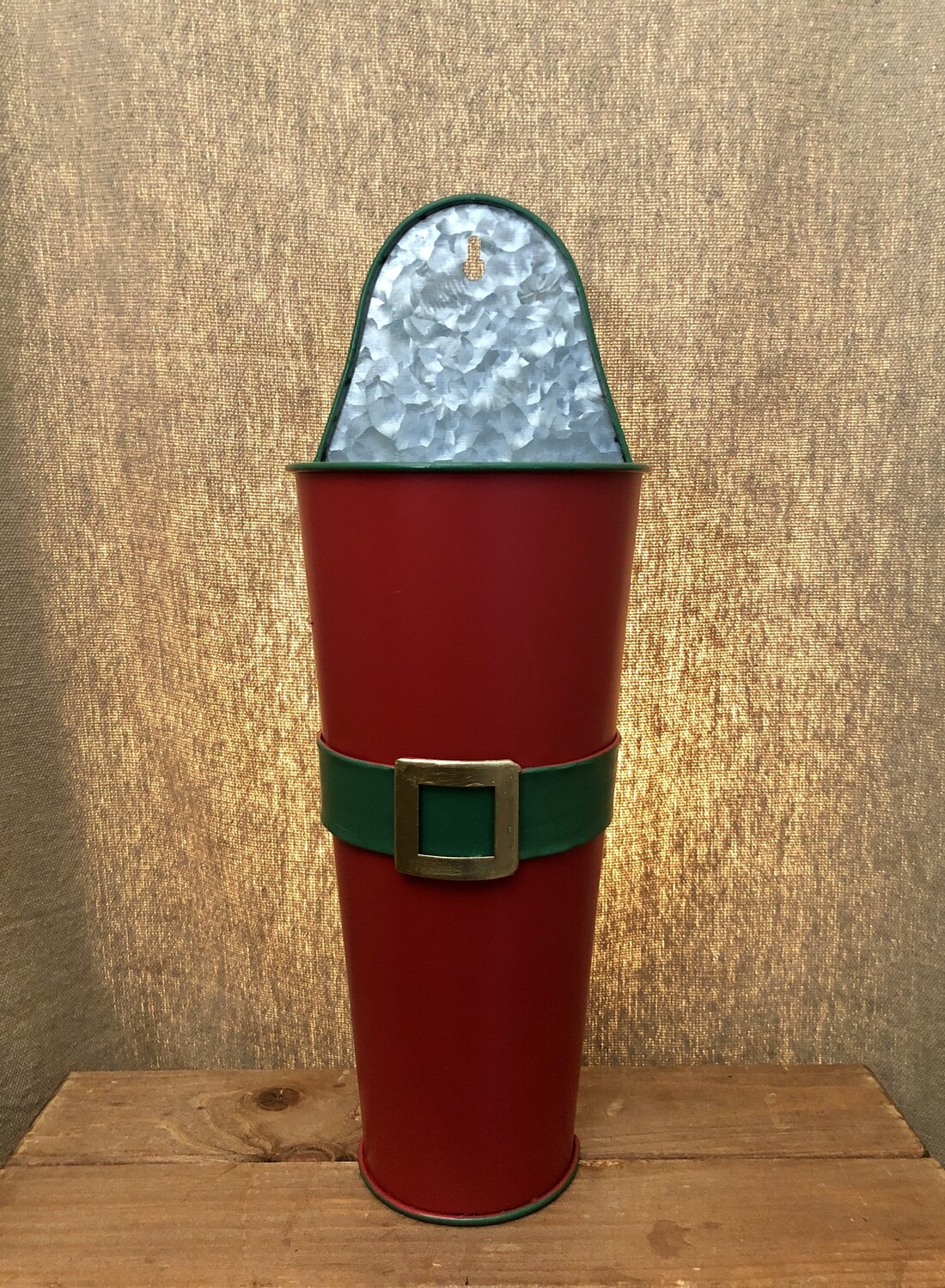 Metal Holiday Wall Container Belt Buckle