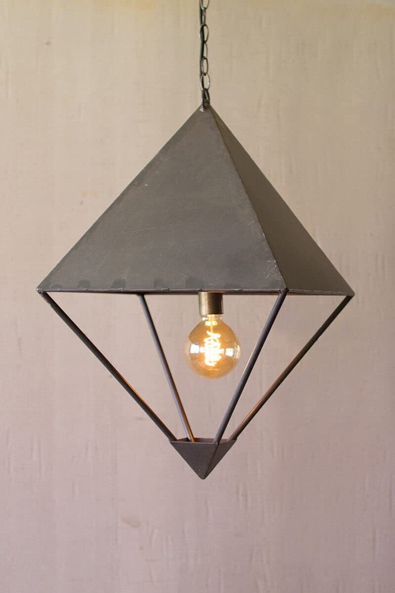 Metal Diamond Pendant