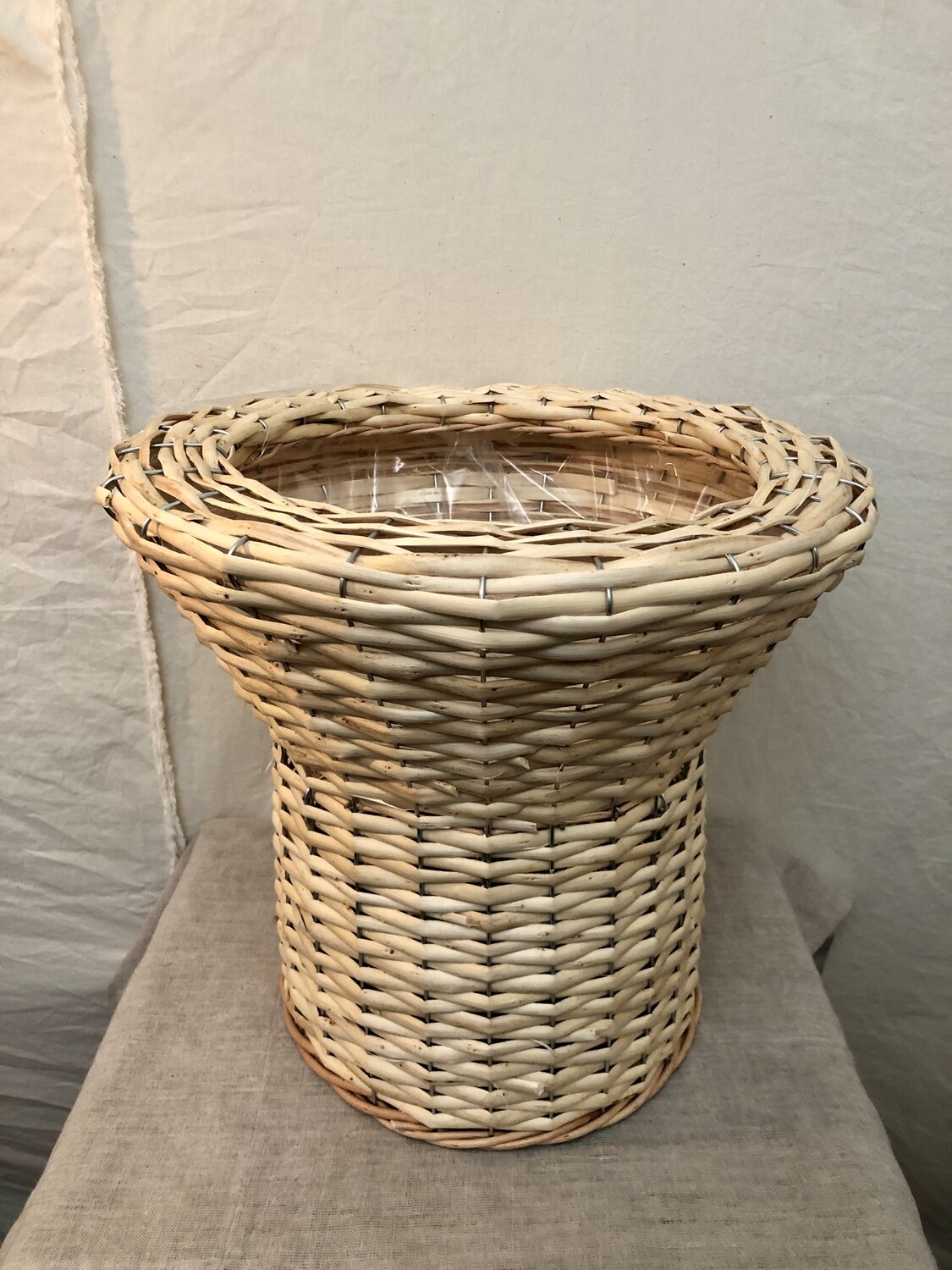 Flared Rattan Planter - Med Flared Rattan Planter - Med