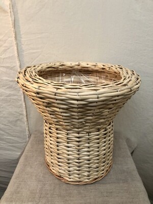 Flared Rattan Planter - Med Flared Rattan Planter - Med