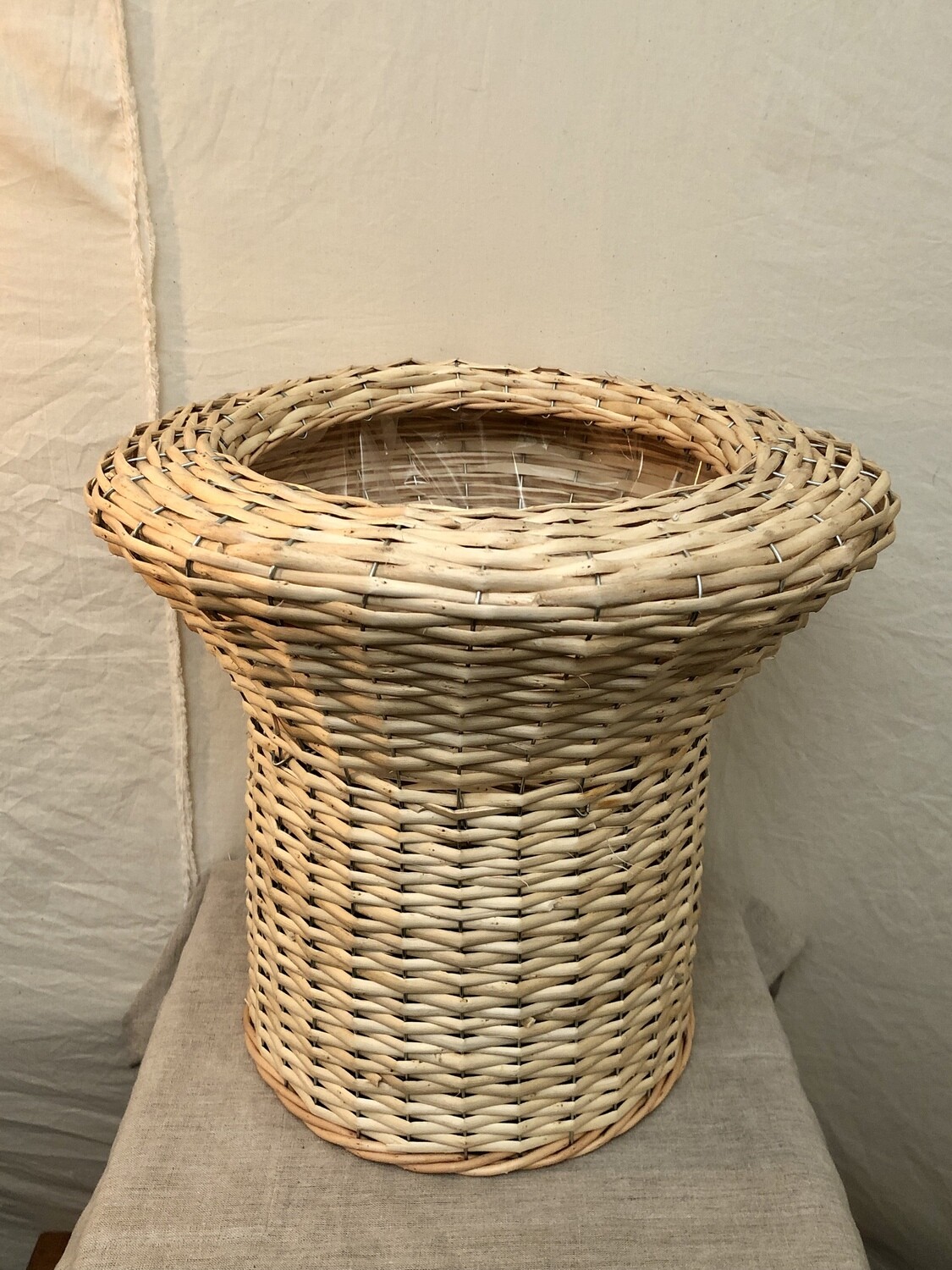 Flared Rattan Planter - Lg Flared Rattan Planter - Lg