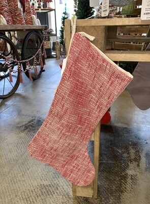 Cotton Stocking w/Tassels 20" Cotton Stocking w/Tassels 20"