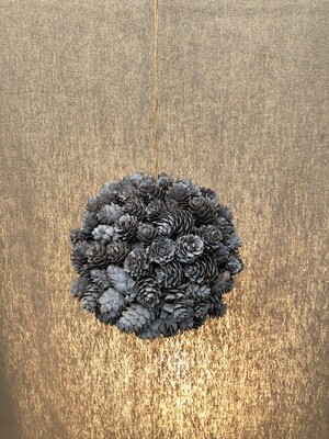 Pine Cone Bowl Filler Gray 5.5&quot;