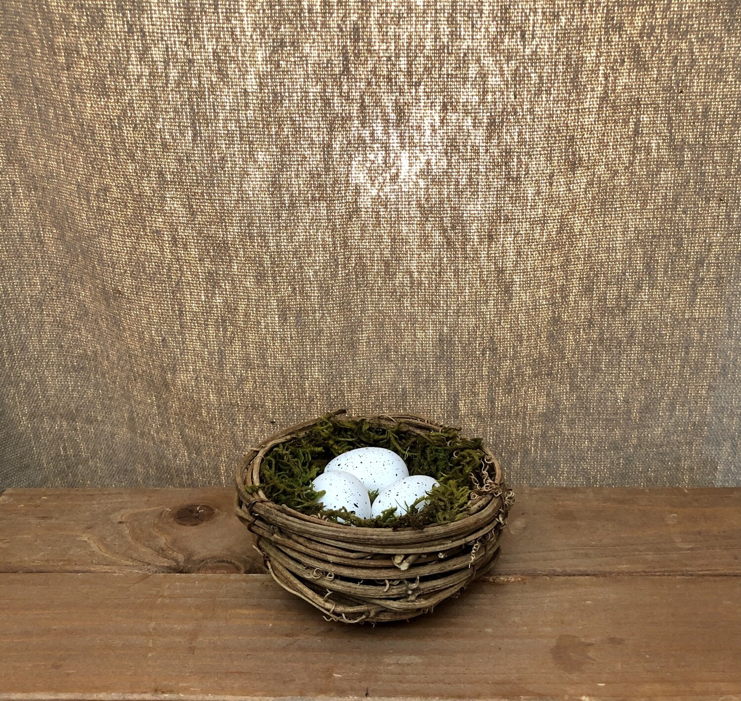 Bird's Nest w/White Speckled Eggs 5" Bird's Nest w/White Speckled Eggs 5"