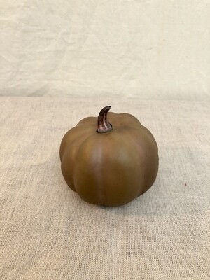 Small Fall Pumpkin Brown Small Fall Pumpkin Brown