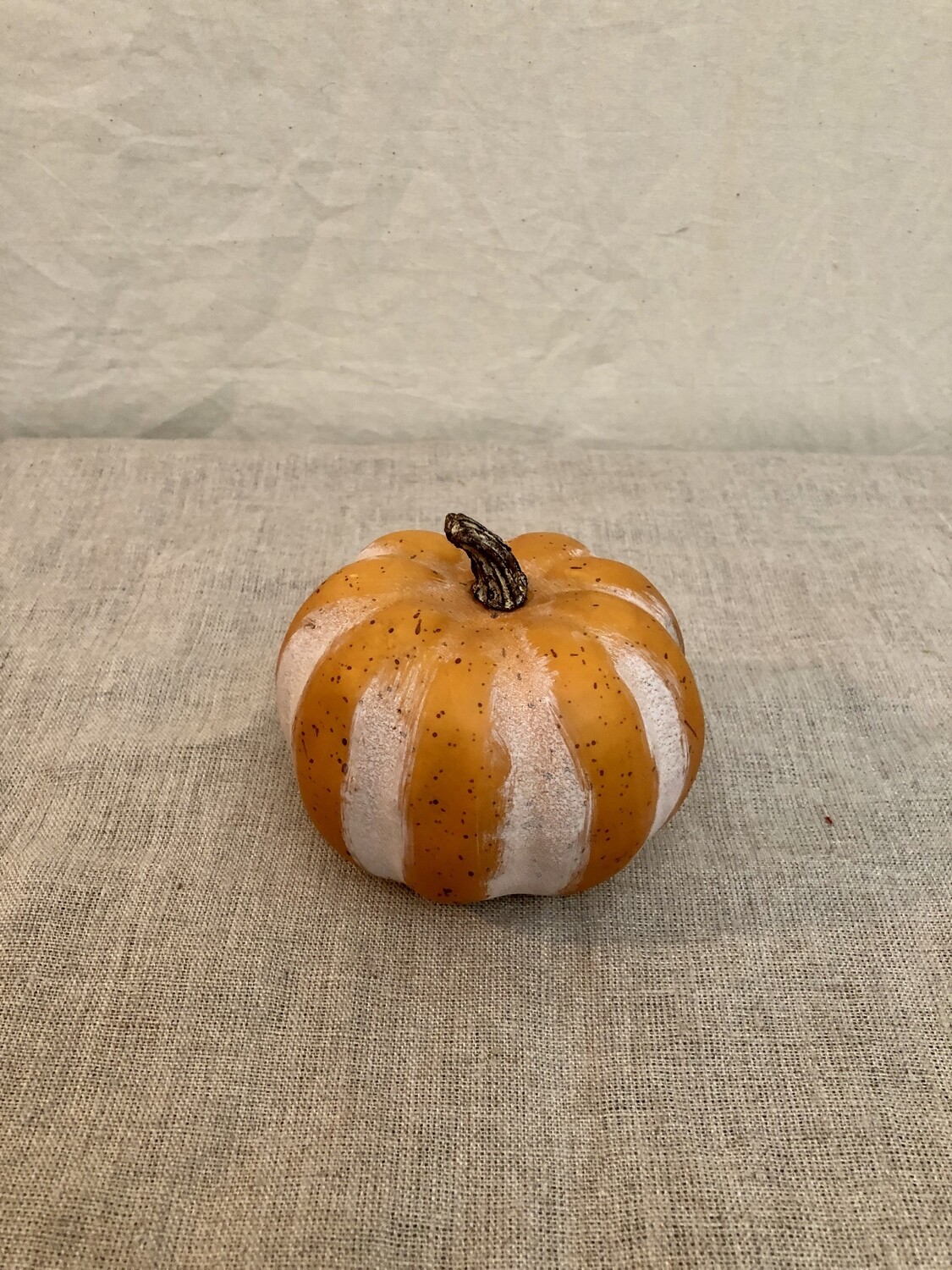 Small Fall Frosted Pumpkin Orange Small Fall Frosted Pumpkin Orange