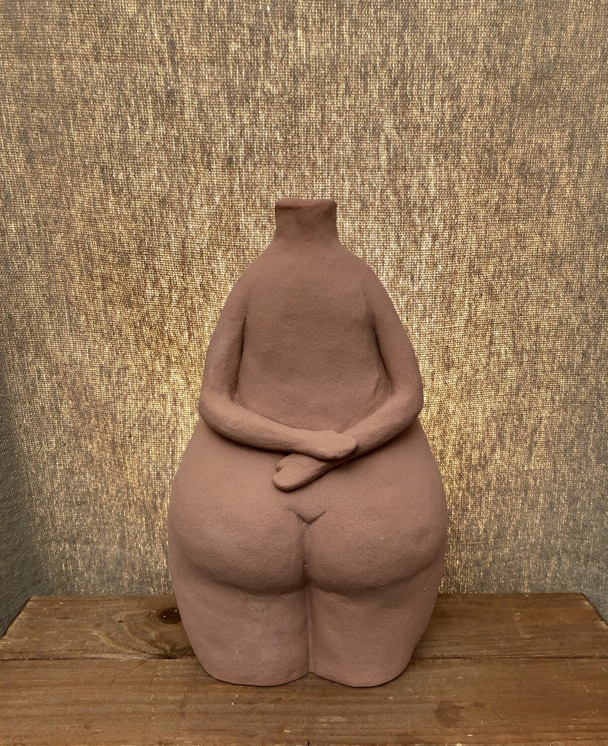 Sculp Body Vase 10.75&quot;