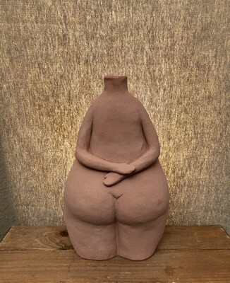 Sculp Body Vase 10.75&quot;