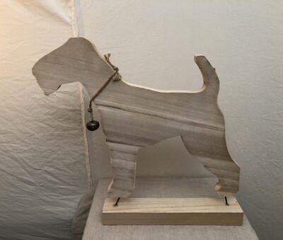 Fox Terrier Tabletop 19" x 18"T Fox Terrier Tabletop 19" x 18"T