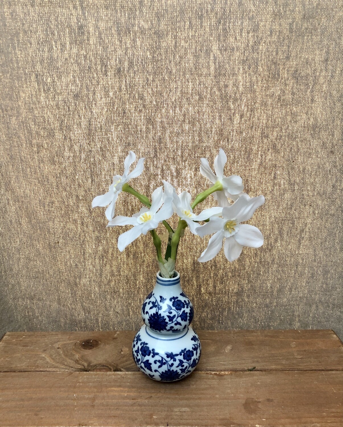 Narcissus in Ceramic Vase White 9.5" Narcissus in Ceramic Vase White 9.5"