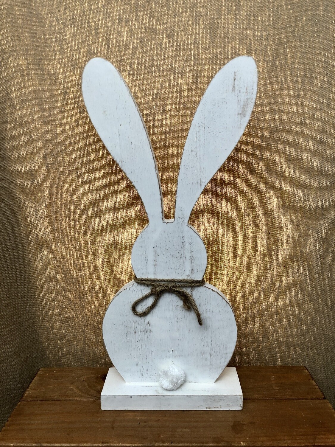 Bunny Tabletop w/Pompon 16.5" Bunny Tabletop w/Pompon 16.5"