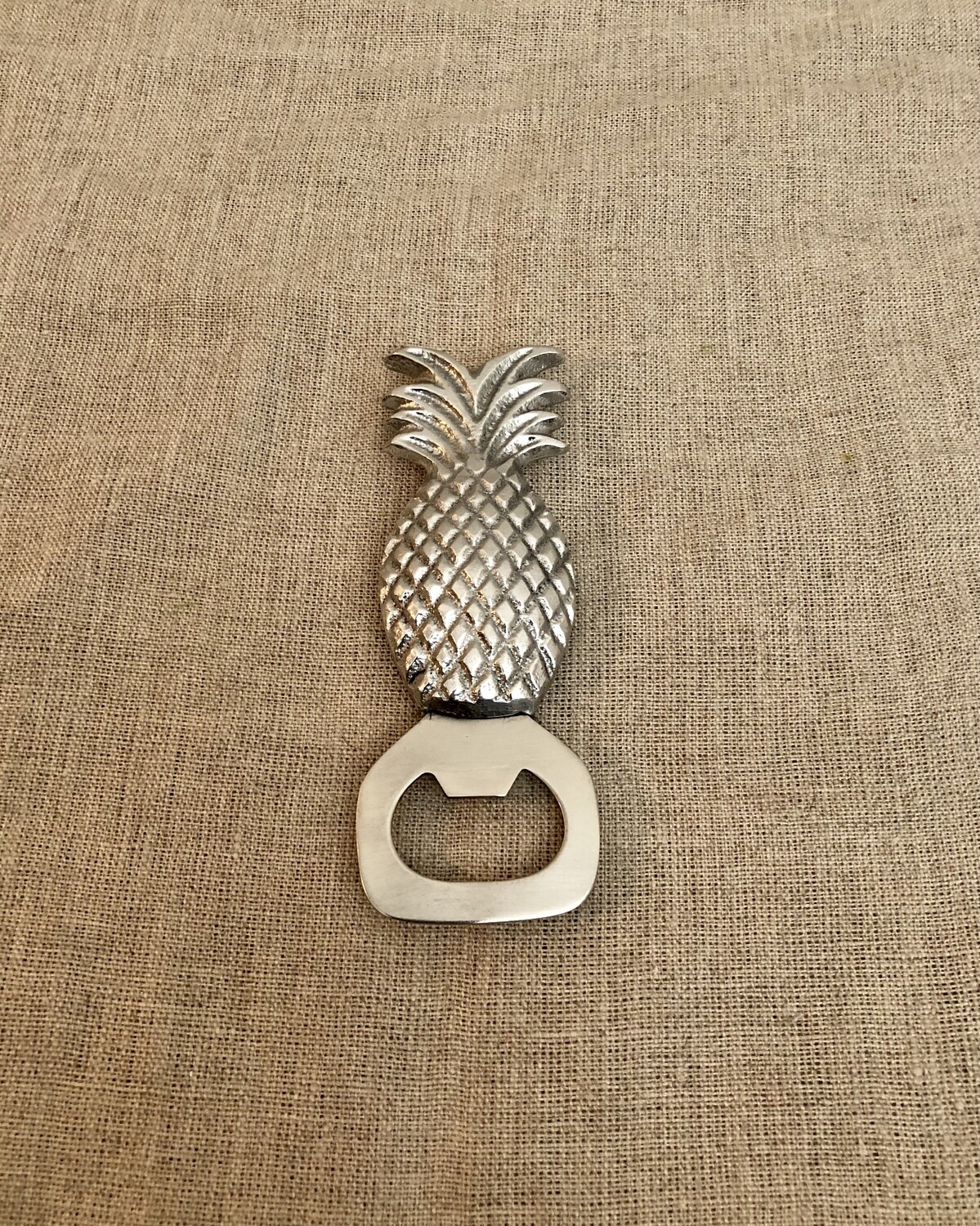 Silver Pineapple Bottle Opener