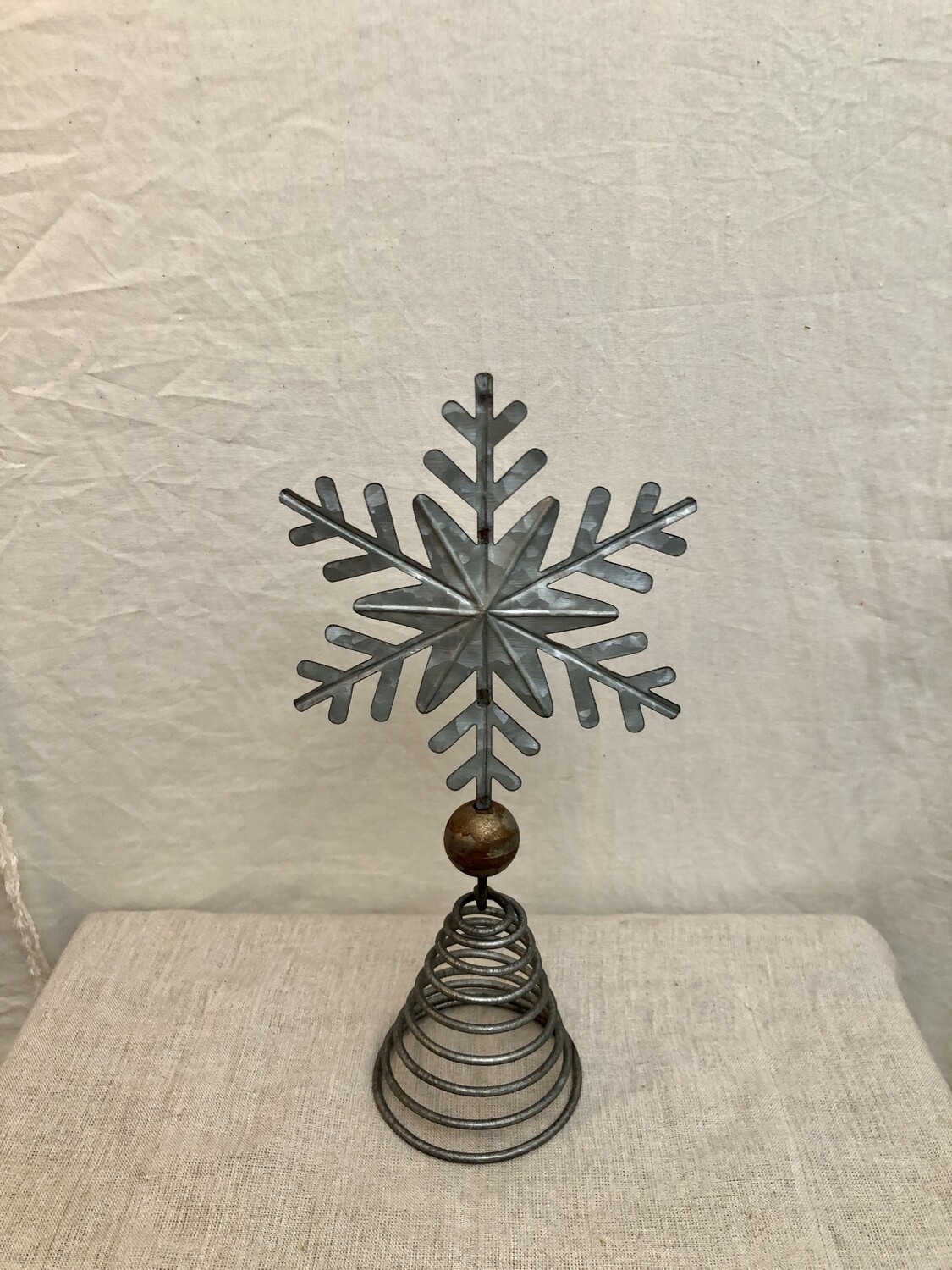Galv. Snowflake Tree Topper II