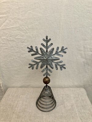 Galv. Snowflake Tree Topper II