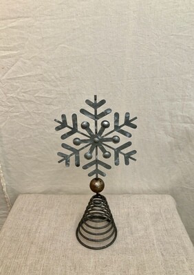 Galv. Snowflake Tree Topper I