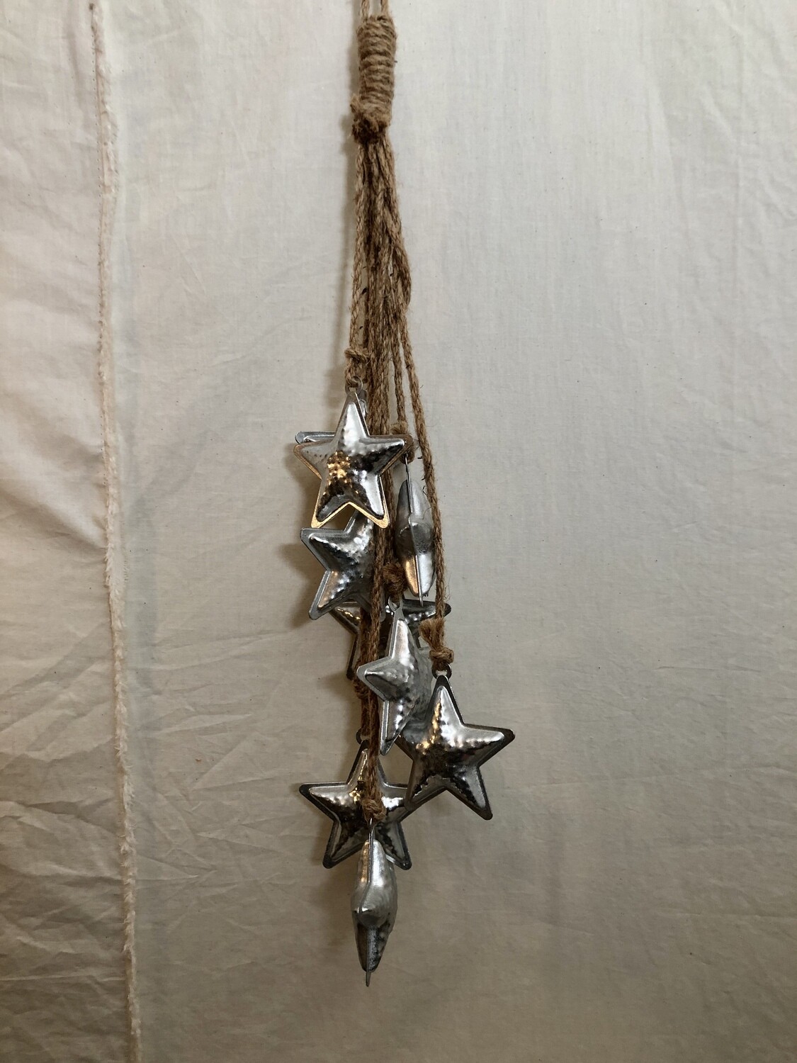 9 Bell Cluster - Silver Stars 9 Bell Cluster - Silver Stars