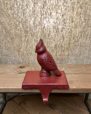 Iron Cardinal Stocking Holder II Iron Cardinal Stocking Holder II