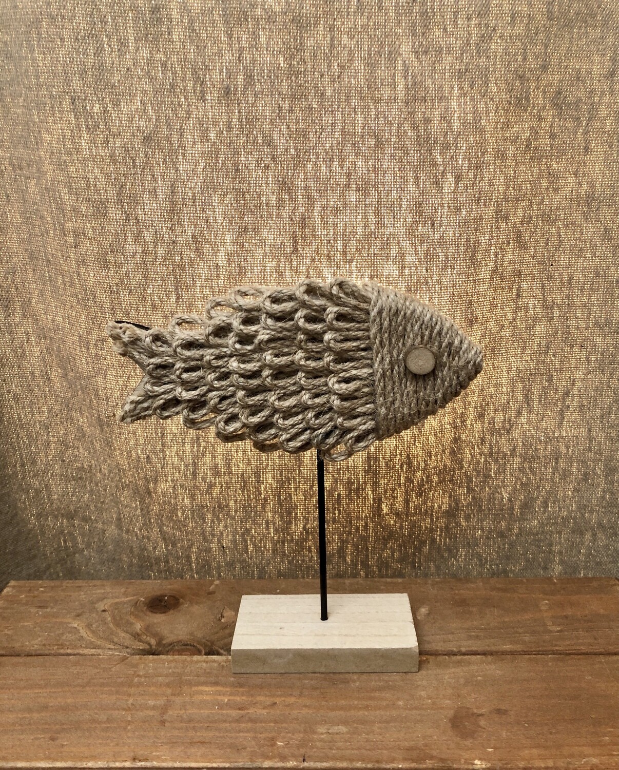 Natural Jute Deco Fish