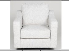 Rod Fabric Swivel Chair