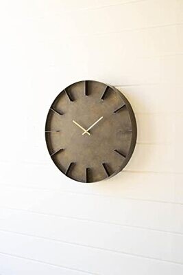 Black Finish Wall Clock