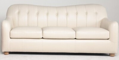 Diana Leather Sofa - 82"W x 37"D x 34"H