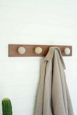 River Rock & Wood Coat Rack River Rock & Wood Coat Rack