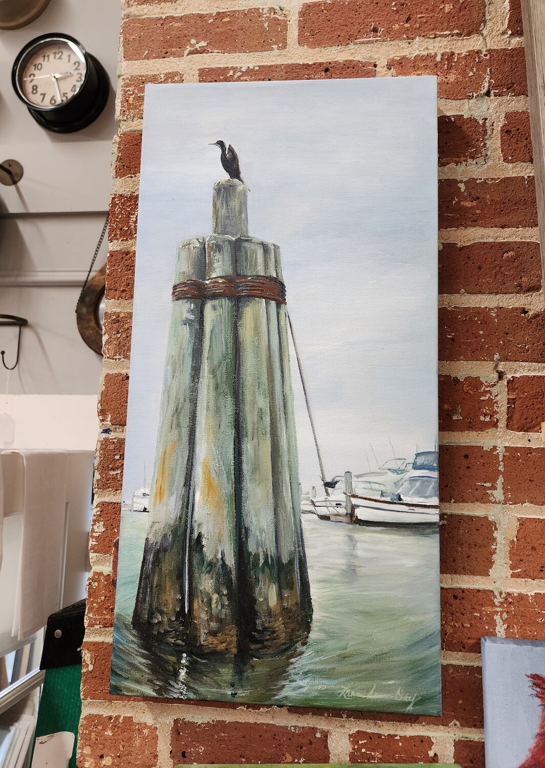 &quot;Comorant Lookout&quot; 12&quot; x 24&quot;T