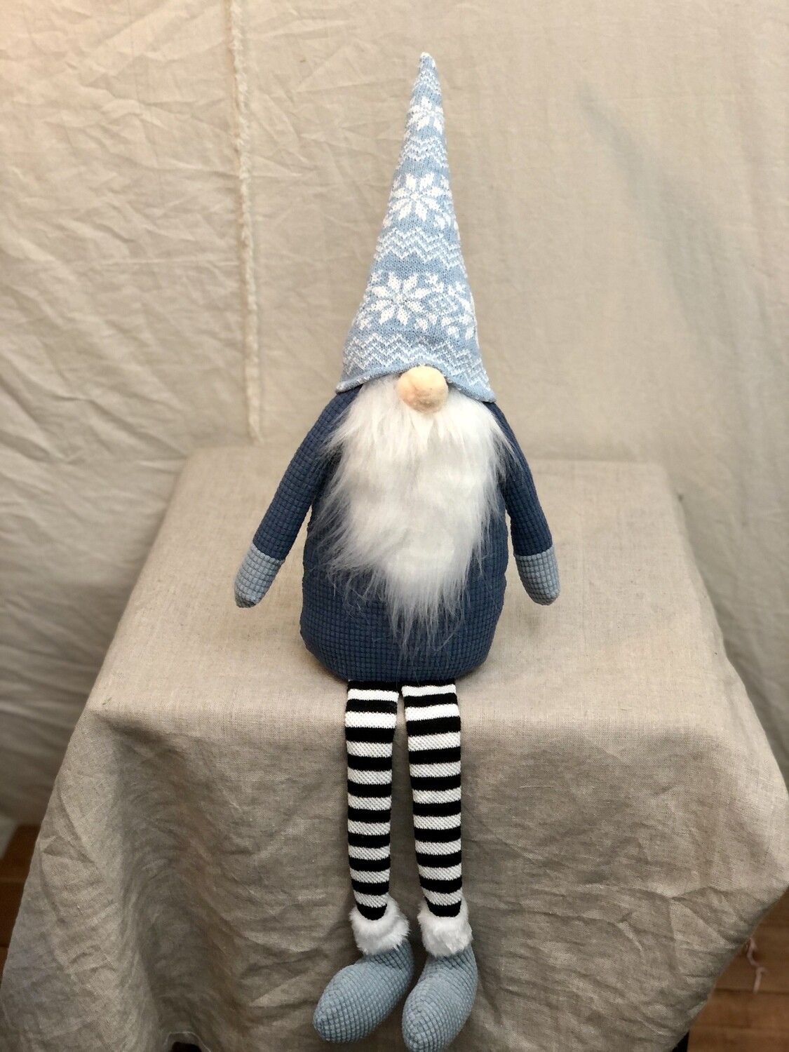 Plush Blue Nome Shelf Sitter w/Lt Blue Hat