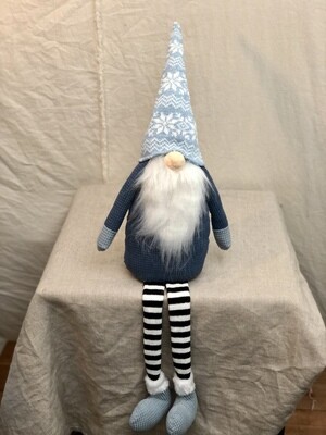 Plush Blue Nome Shelf Sitter w/Lt Blue Hat