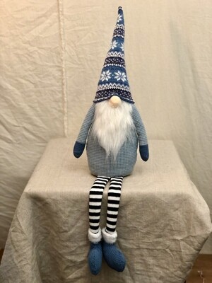 Plush Blue Nome Shelf Sitter w/Blue Hat