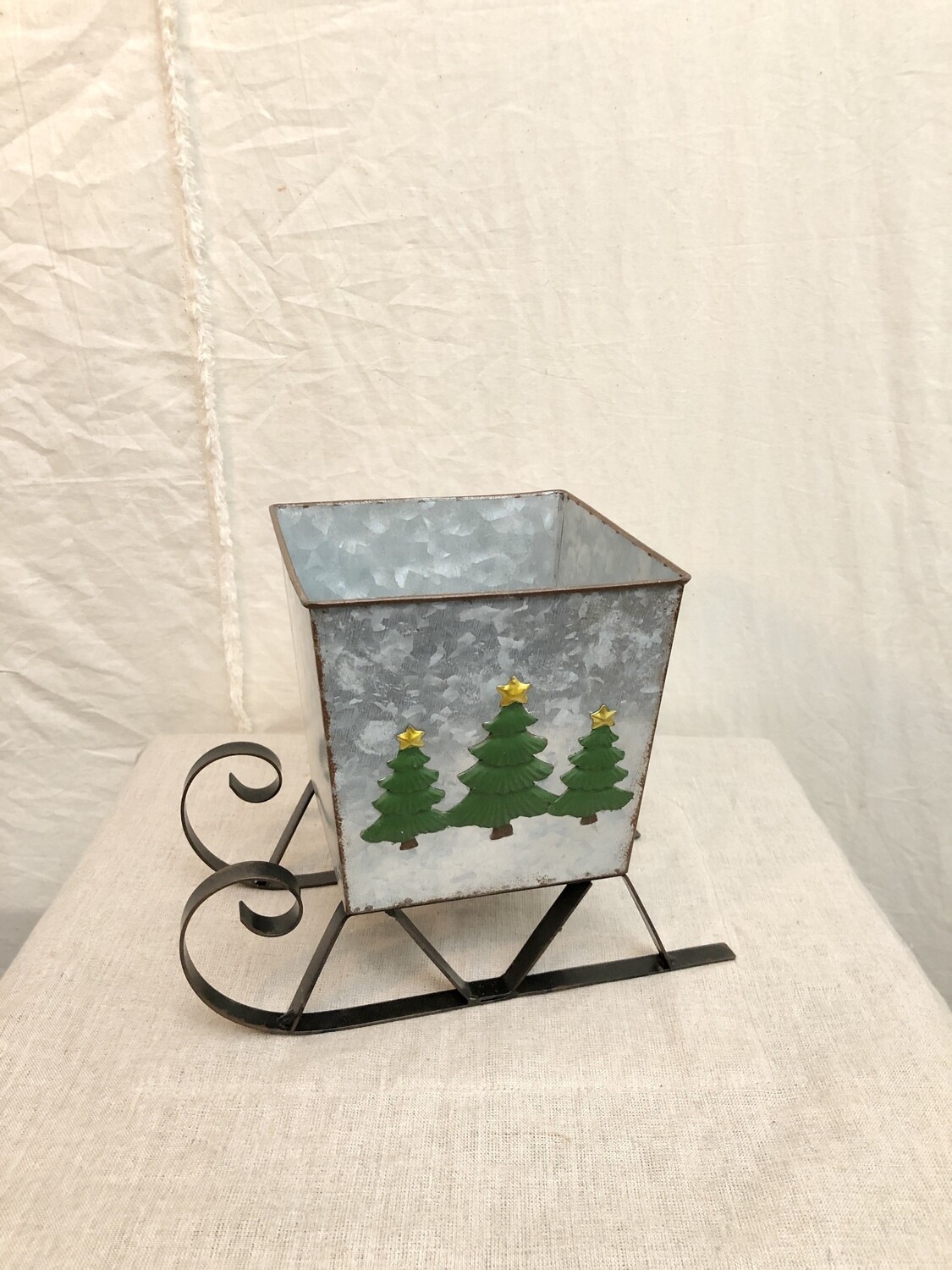 Galvanized Tree Container Sled Sm Galvanized Tree Container Sled Sm