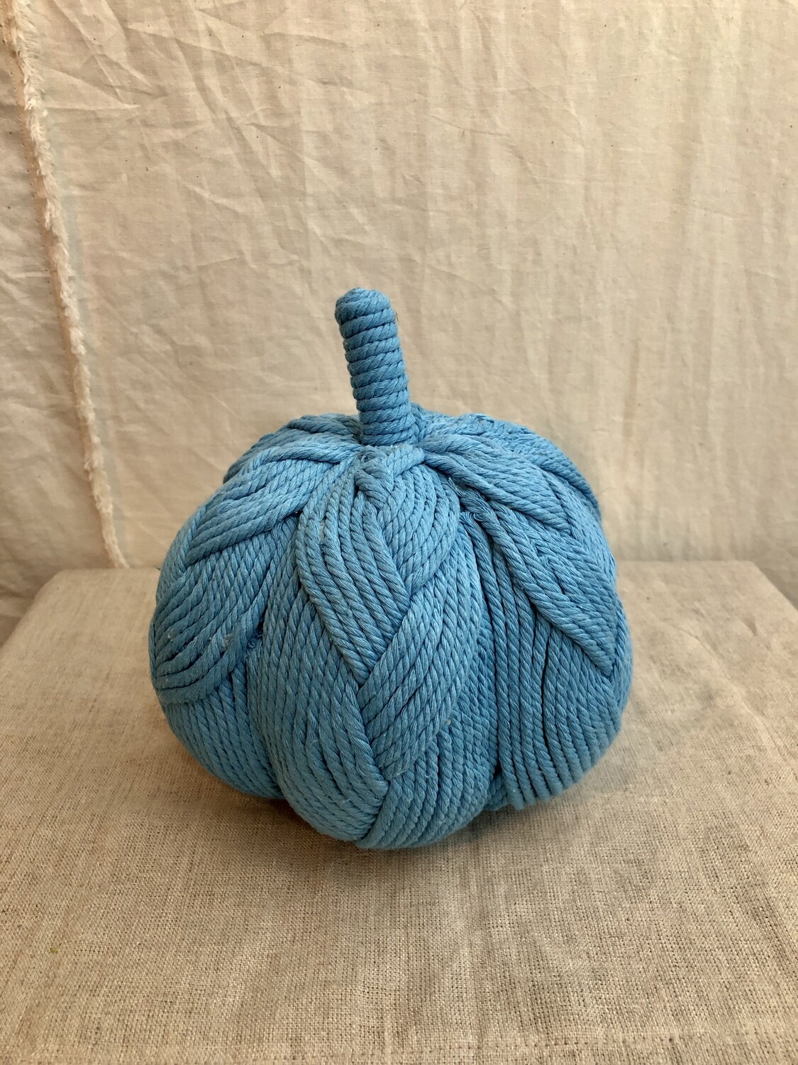 7&quot; Rope Pumpkin Aqua