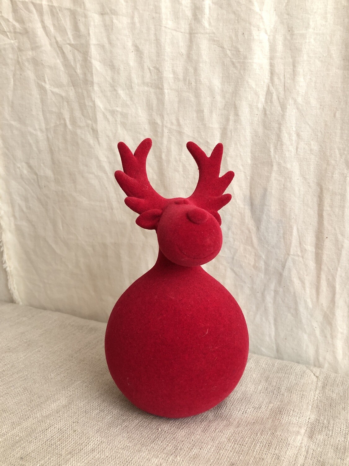 Round Red Reindeer 6" Round Red Reindeer 6"