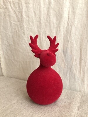 Round Red Reindeer 6" Round Red Reindeer 6"