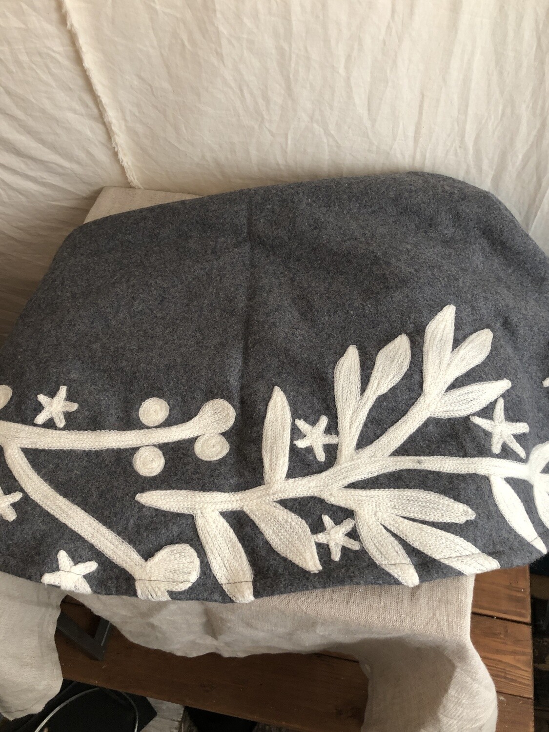 Vine & Star Felt Tree Skirt 50" Vine & Star Felt Tree Skirt 50"